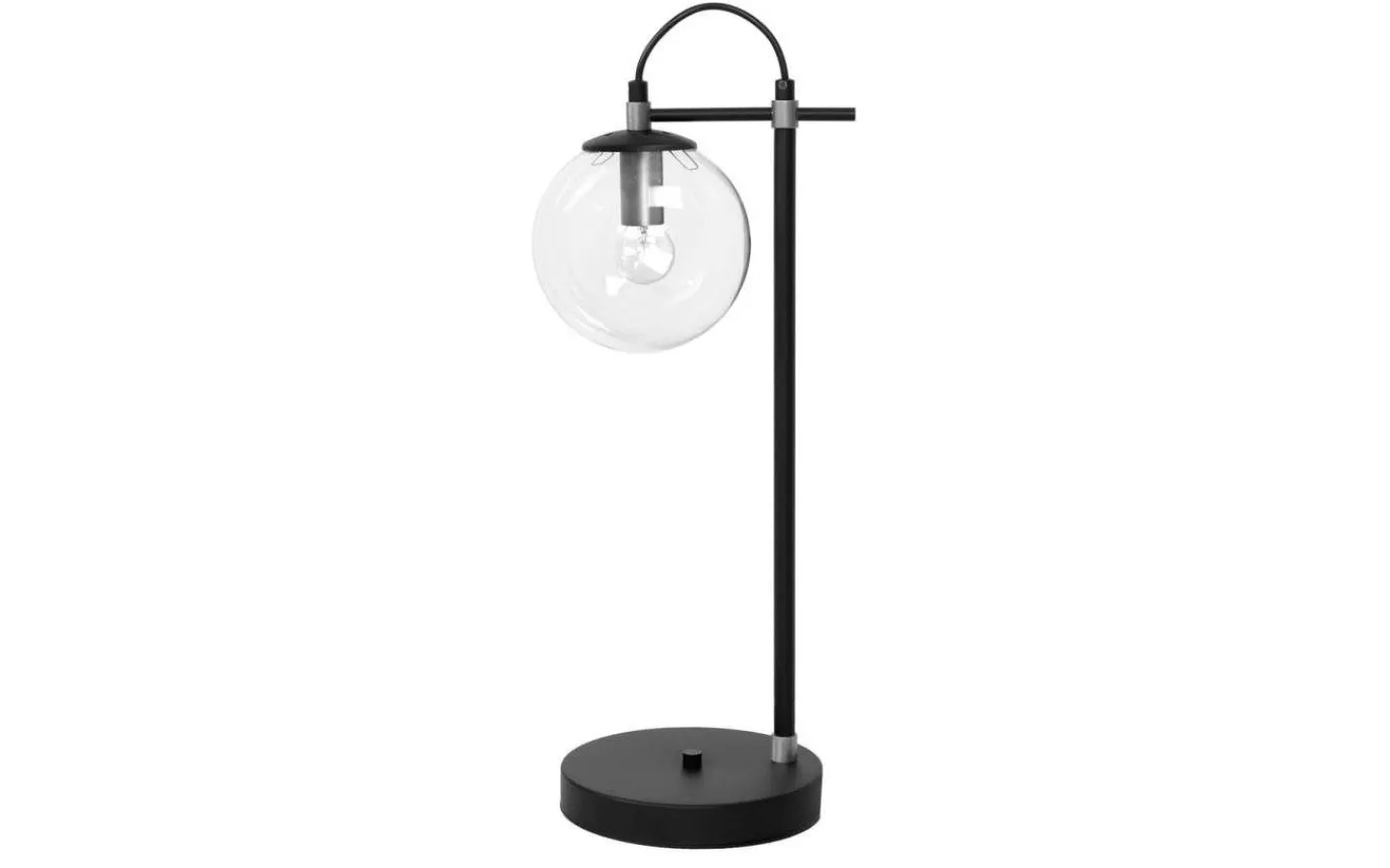 Sovrum|Bordslampor-Hallbergs Perla 1 Bordslampa 60cm E14 Silver/Svart