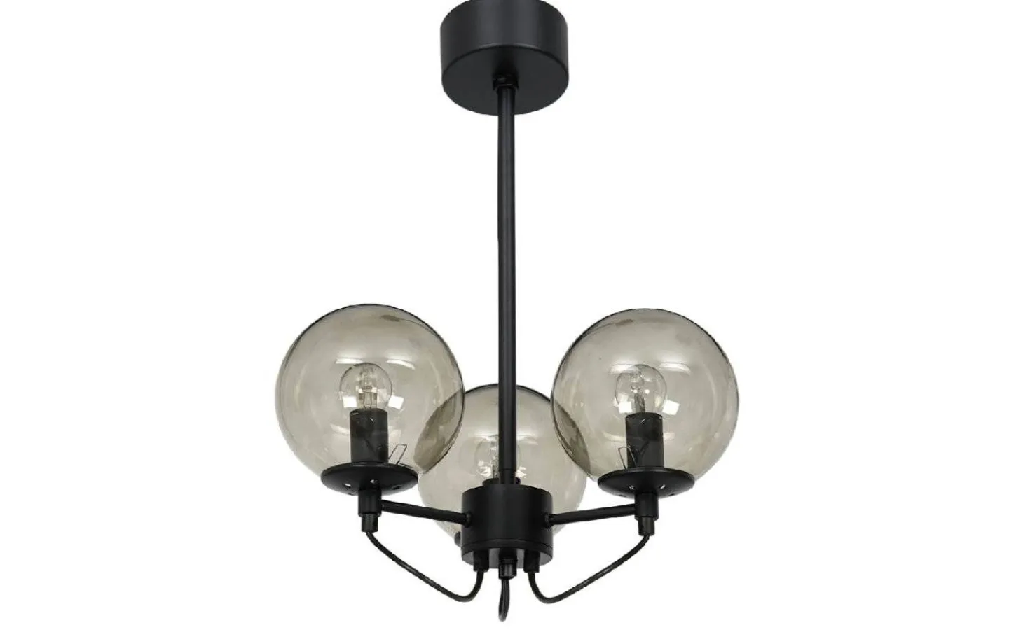 Hall & Trappa|Plafonder-Hallbergs Perla 3 Plafond 3L 37cm Black Edition