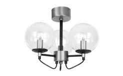 Sovrum|Plafonder-Hallbergs Perla 3 Plafond 3L 37cm Silver