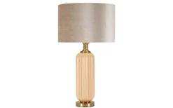 Bordslampor-Mauro Ferretti Perly Bordslampa 64cm Beige/Grå