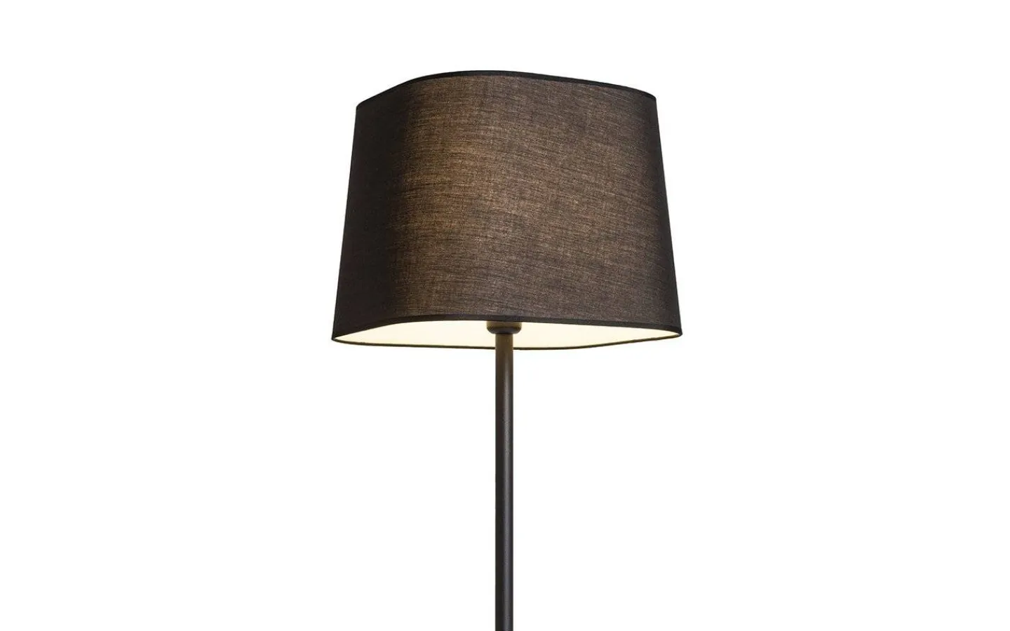 Golvlampor-Rendl Perth Golvlampa 155cm Svart