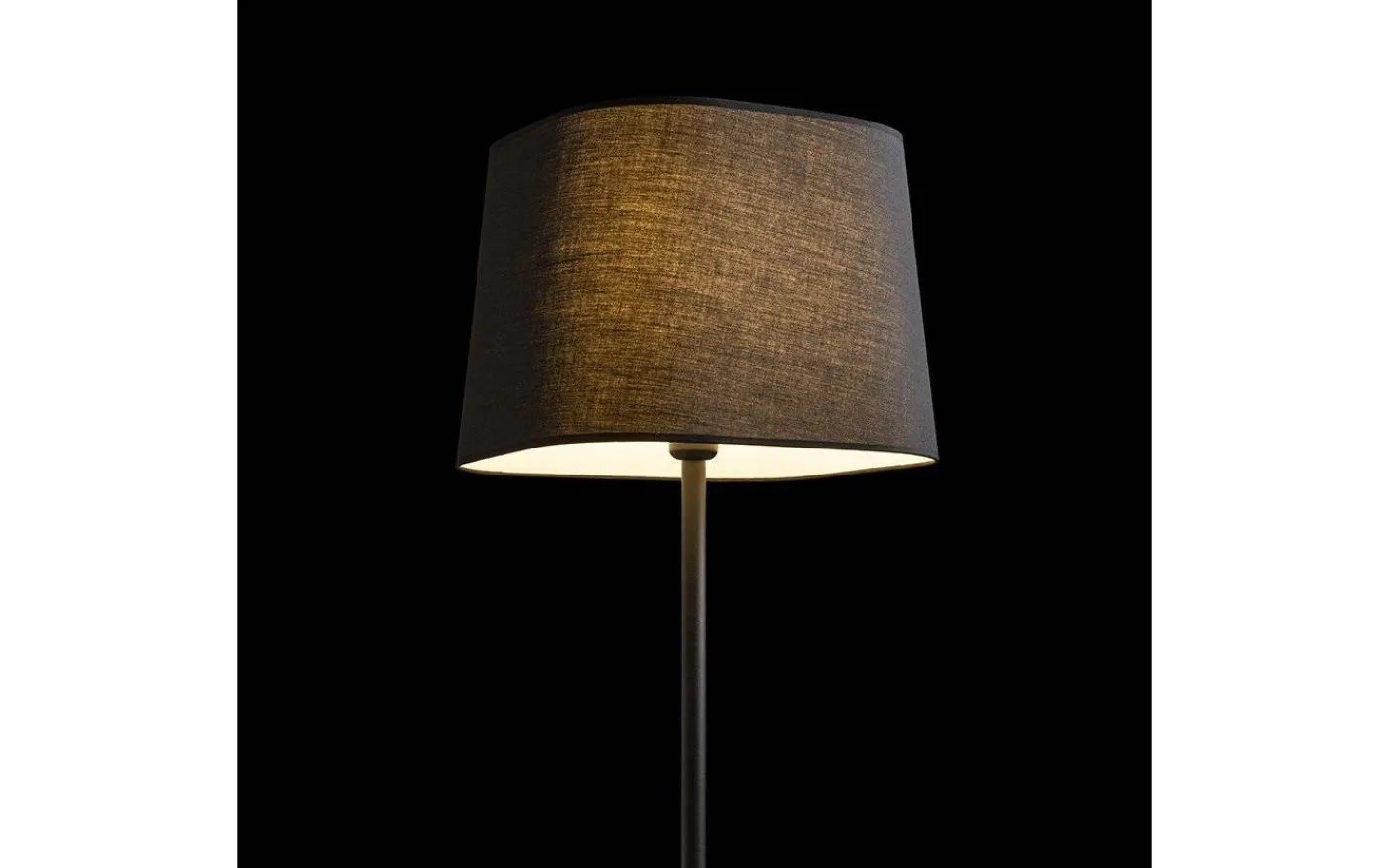 Golvlampor-Rendl Perth Golvlampa 155cm Svart
