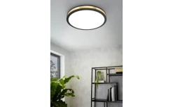 Plafonder-Eglo Pescaito Plafond 38cm LED 3000K 19,5W Svart/Guld