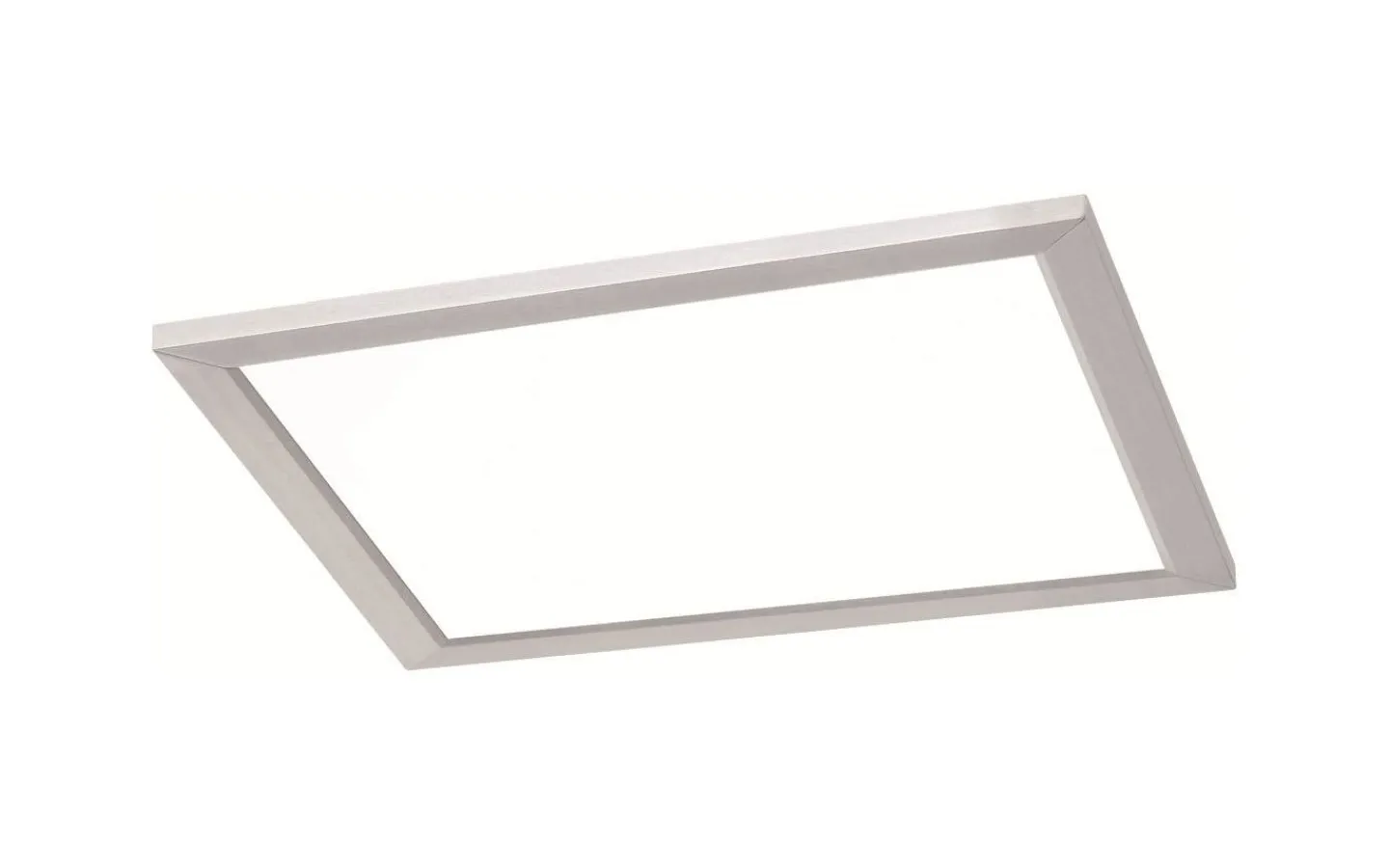 Plafonder-Trio Lighting Phoenix Plafond LED 30x30cm borstad stål