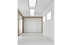 Plafonder-Trio Lighting Phoenix Plafond LED 62x62cm borstat stål