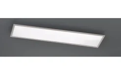 Plafonder-Trio Lighting Phoenix Plafond LED 120x30cm borstad stål