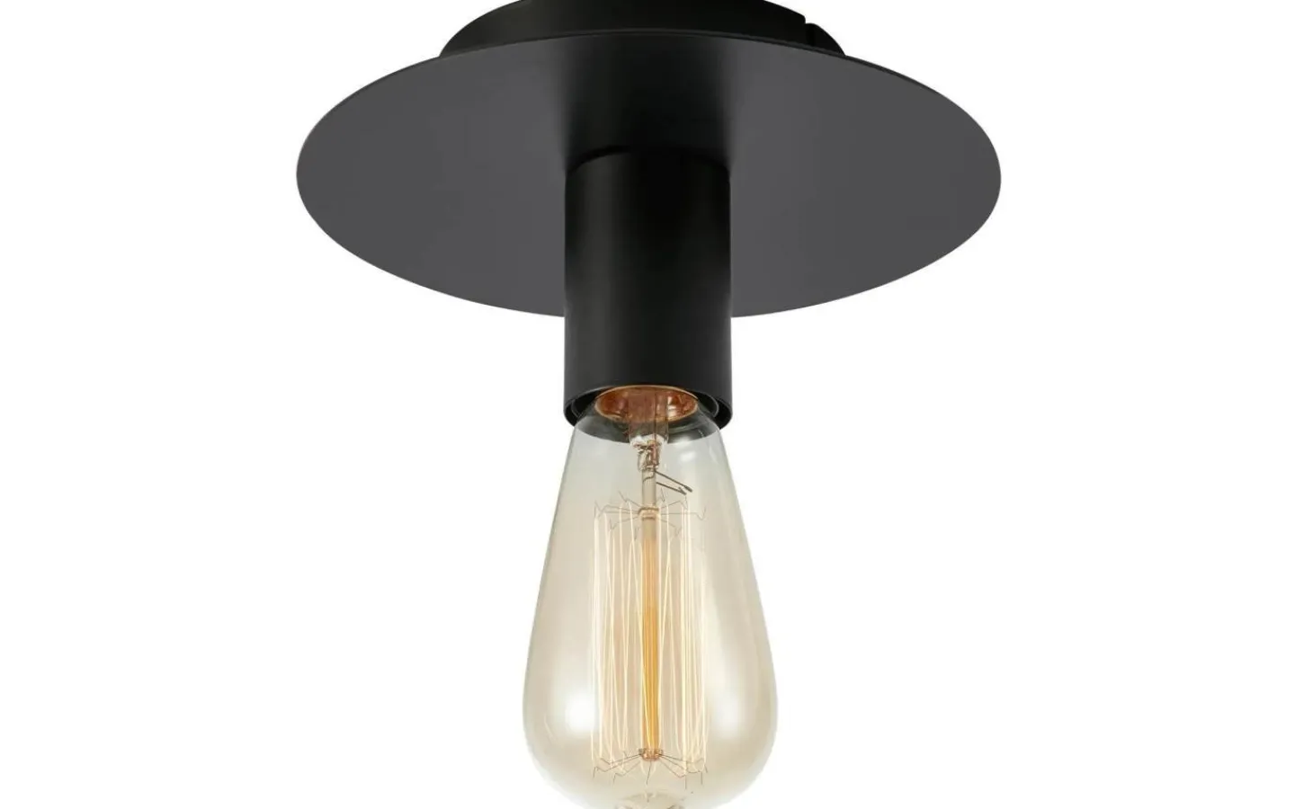 Plafonder < Markslojd Piatto Plafond 18cm Matt Svart