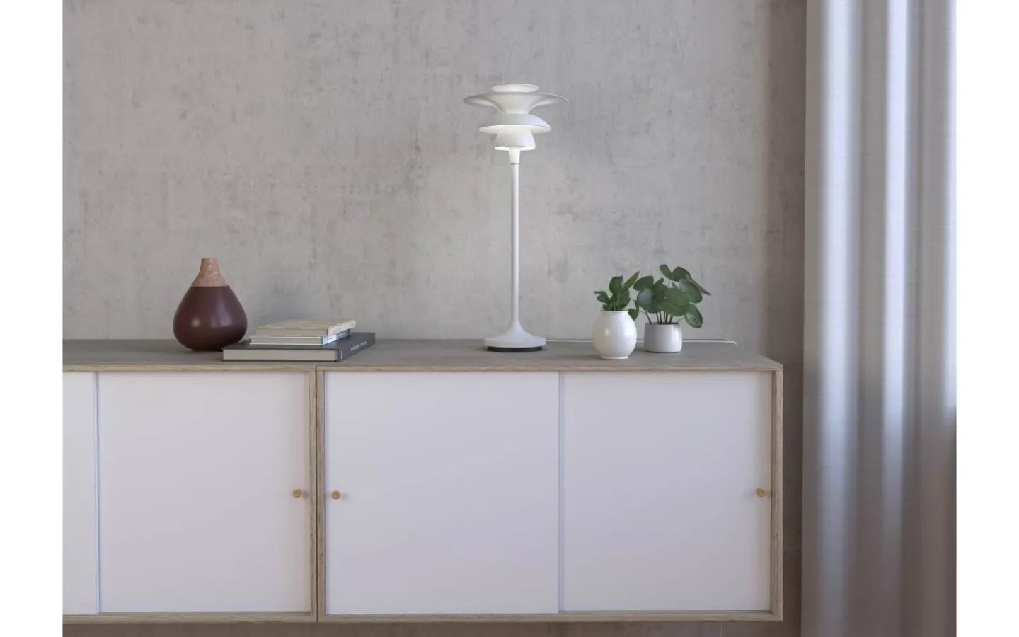 Bordslampor-Belid Picasso Bordslampa 46cm Mattvit