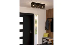 Plafonder < Eglo Piedritas Plafond 73cm Svart