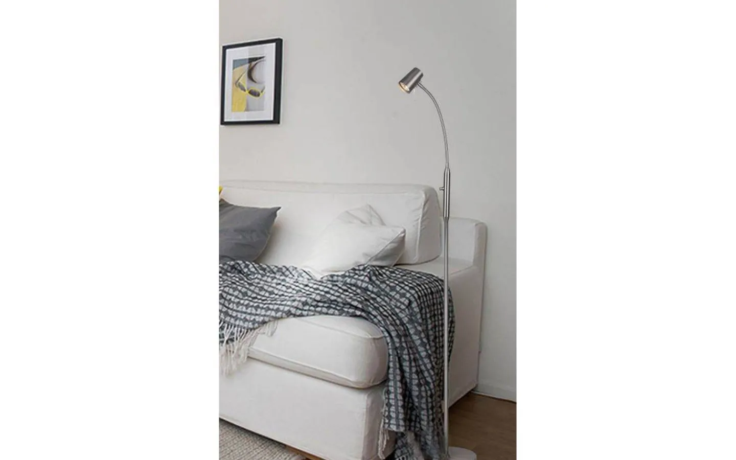 Golvläslampor-Aneta Pilot Golvlampa 135cm Stål