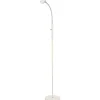 Golvläslampor-Aneta Pilot Golvlampa 135cm Vit/Krom