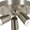 Hall & Trappa|Runda Takspotlights-Aneta Pilot Takspotlight 25cm 3L Stål