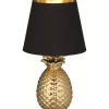Bordslampor-Reality Pineapple Bordslampa 35cm E14 guld/svart