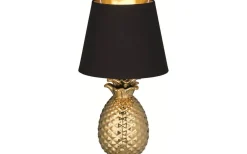 Bordslampor-Reality Pineapple Bordslampa 35cm E14 guld/svart
