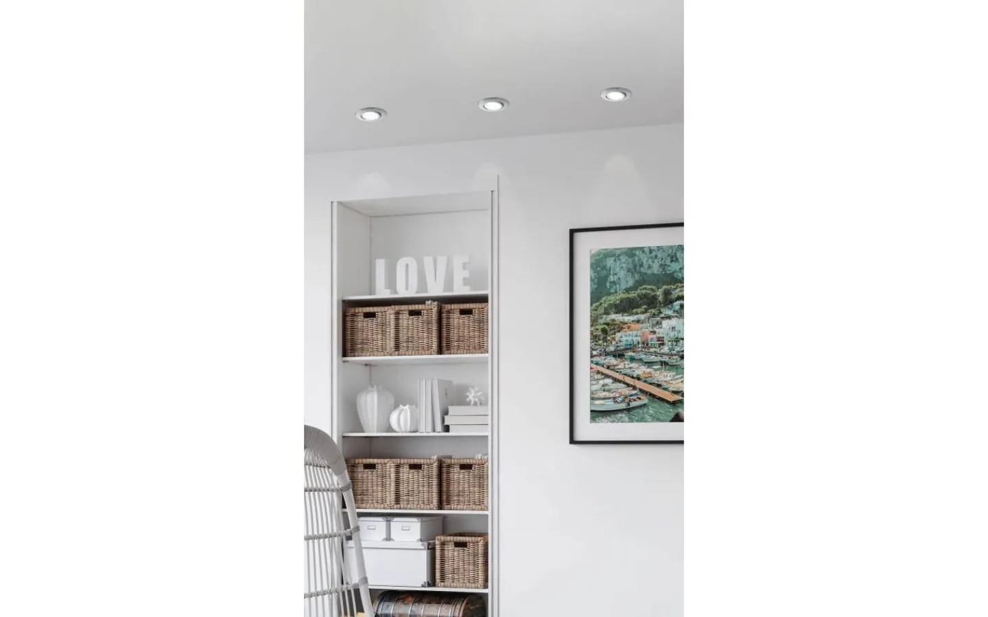 230V Led Spotlights < Eglo Pineda Spotlight LED 3000K 4,9W Krom