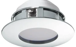 230V Led Spotlights-Eglo Pineda Spotlight LED 3000K 4,9W Krom IP44