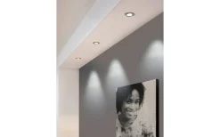 230V Led Spotlights-Eglo Pineda Spotlight LED 3000K 5,5W Nickel