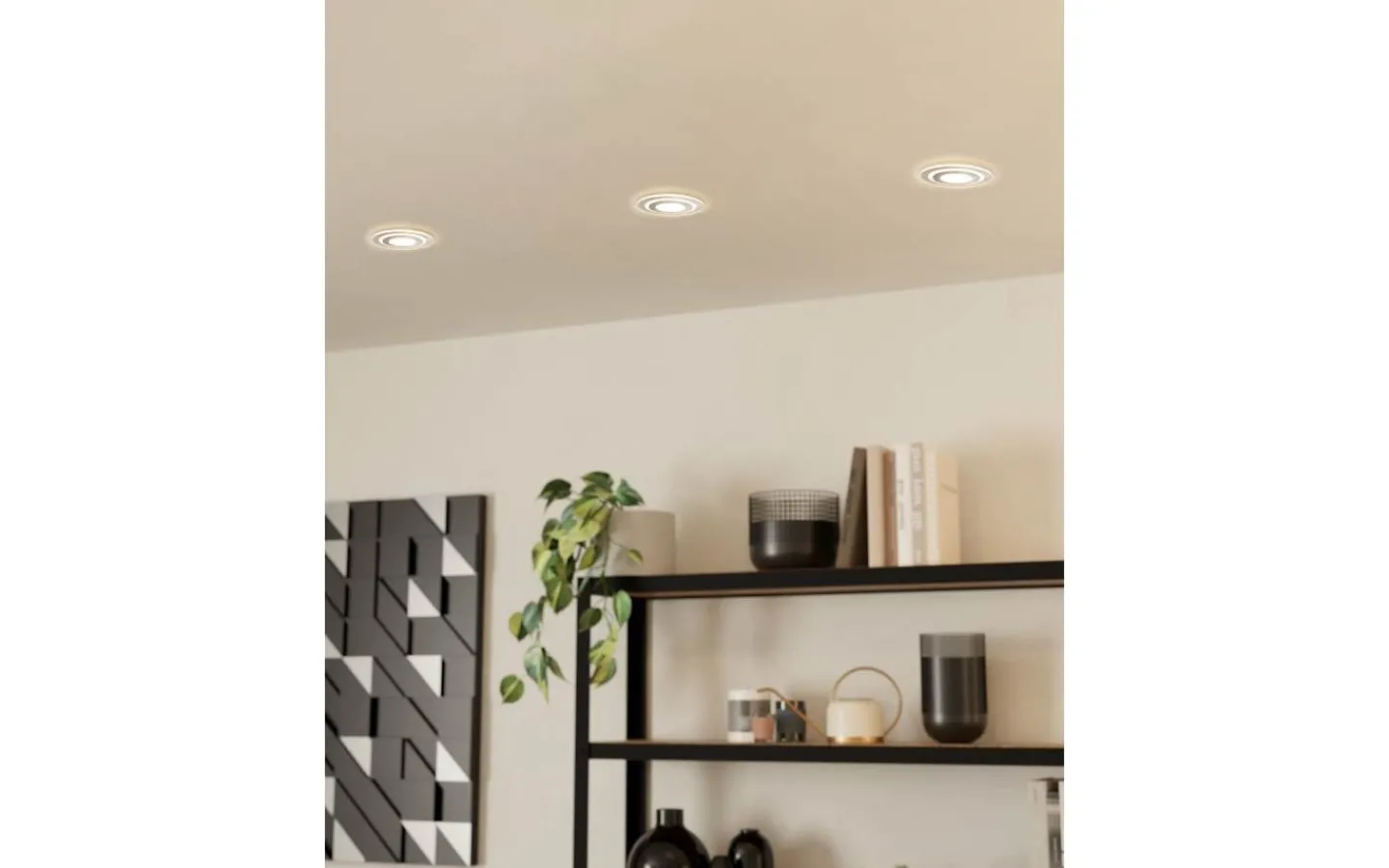 230V Led Spotlights-Eglo Pineda Spotlight LED 3000K 11W Nickel/Vit