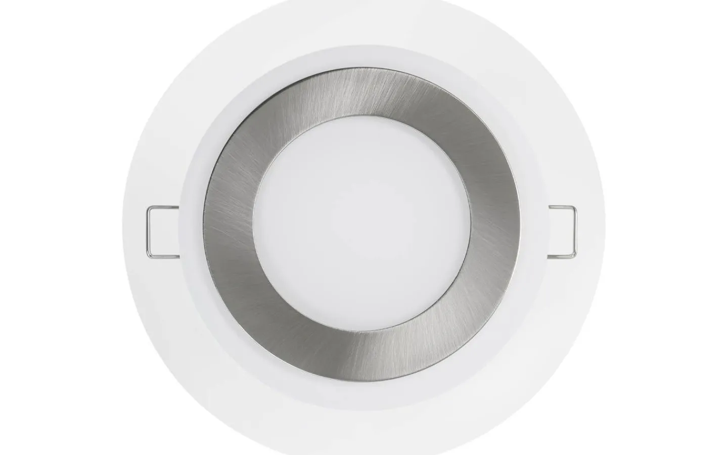 230V Led Spotlights-Eglo Pineda Spotlight LED 3000K 11W Nickel/Vit