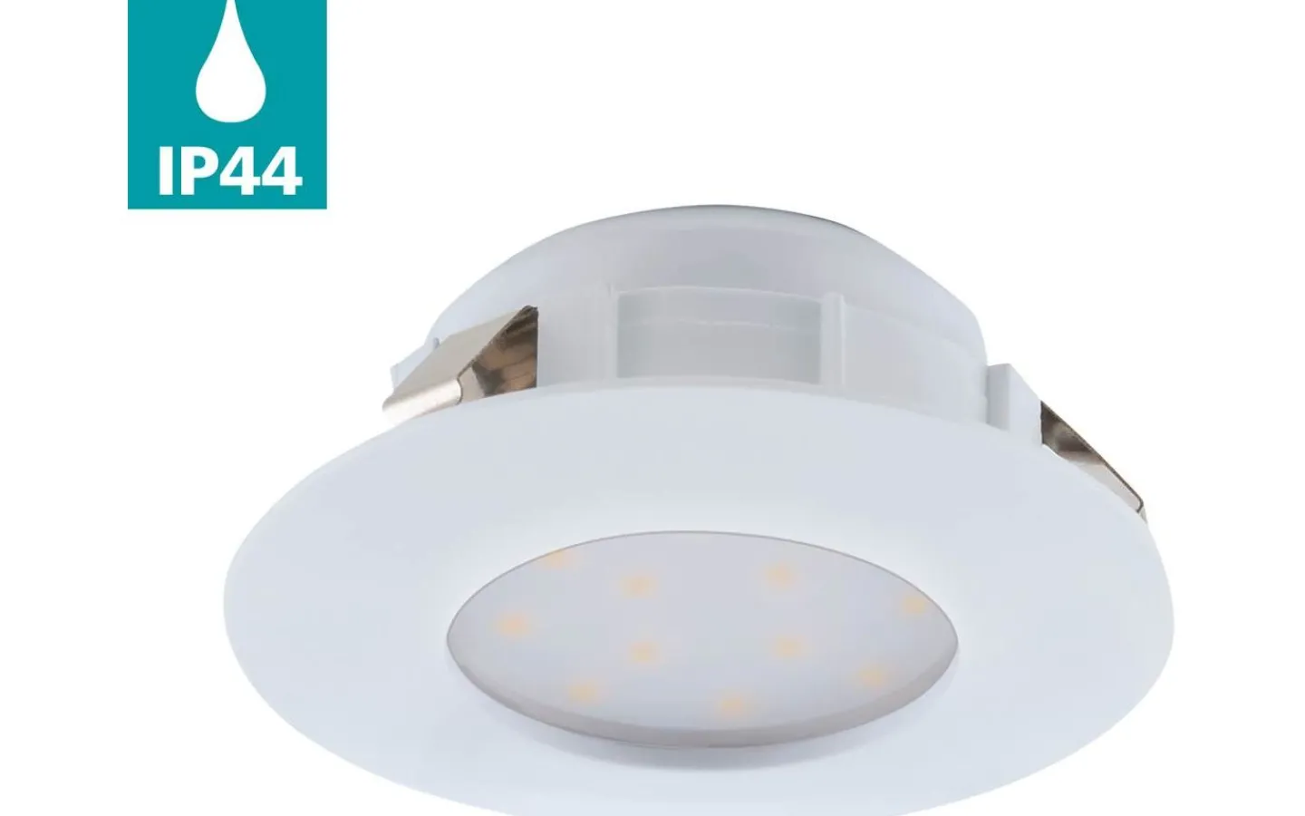 230V Led Spotlights < Eglo Pineda Spotlight LED 3000K 4,9W Vit IP44
