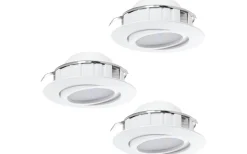230V Led Spotlights < Eglo Pineda Spotlight 3-Pack LED 3000K 3x5,5W Vit