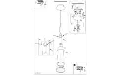Fönsterlampor-Eglo Pinto Fönsterlampa 11cm Vit