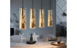 Stora Taklampor Ø70-150 Cm-Eglo Pinto Gold Taklampa 91cm Guld