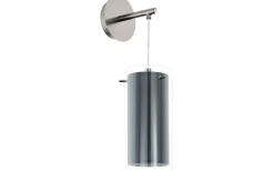 Lampetter < Eglo Pinto Textil Vägglampa Nickel/Grå