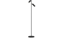 Golvläslampor < Herstal Pipeline Golvlampa 133cm 2L Mattsvart