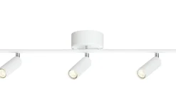 Avlånga Takspotlights|Takspot Med 3 Lampor-Herstal Pipeline Takspotlight 66cm 3L Mattvit