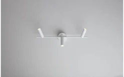 Avlånga Takspotlights|Takspot Med 3 Lampor-Herstal Pipeline Takspotlight 66cm 3L Mattvit