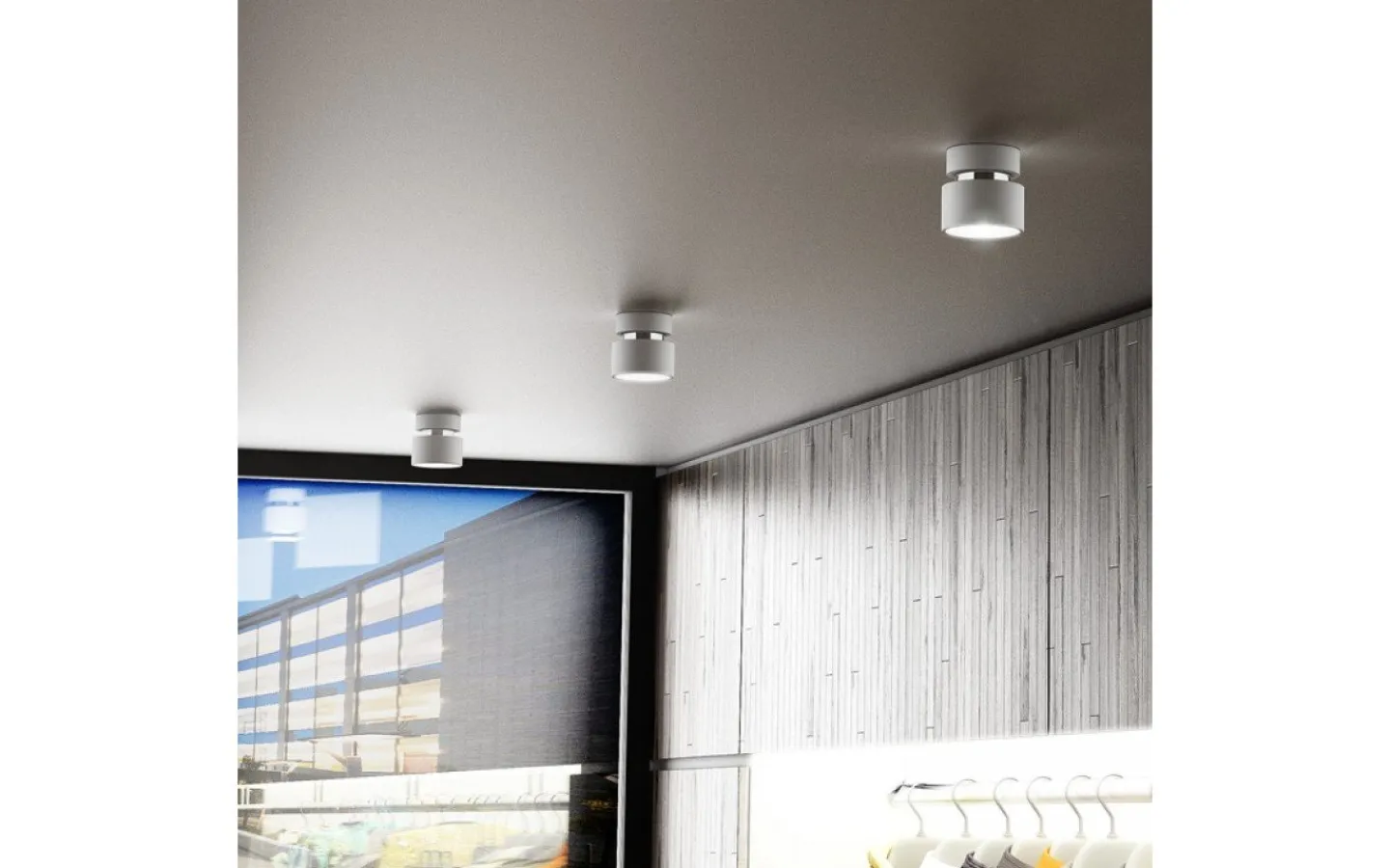 Hall & Trappa|Takspot Med 1 Lampa < Rendl Pixie Takspotlight Vit/Krom GX53