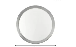 Plafonder < Eglo Planet Plafond 29cm Nickel