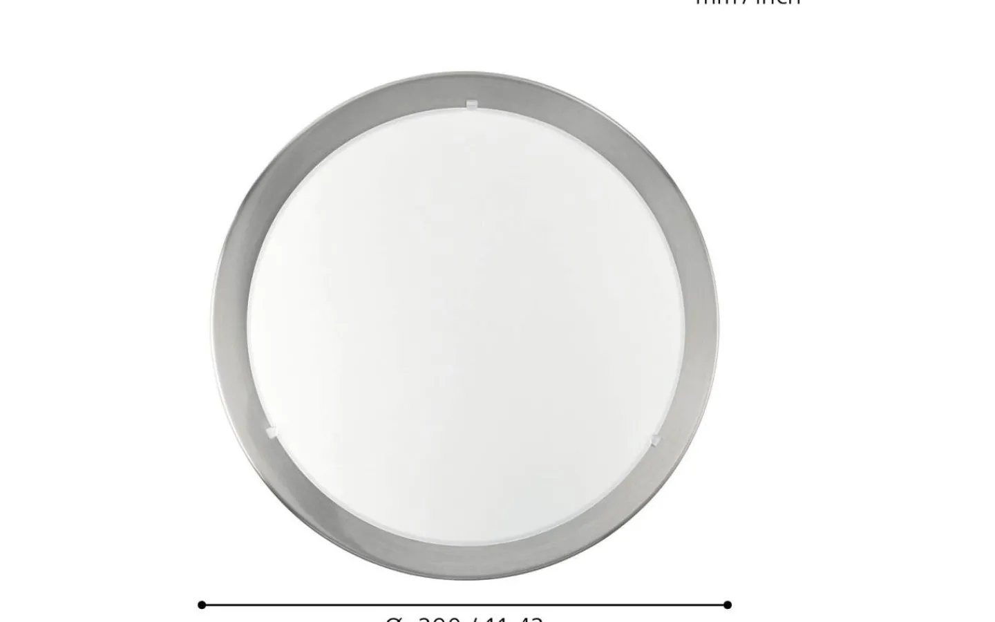 Plafonder < Eglo Planet Plafond 29cm Nickel