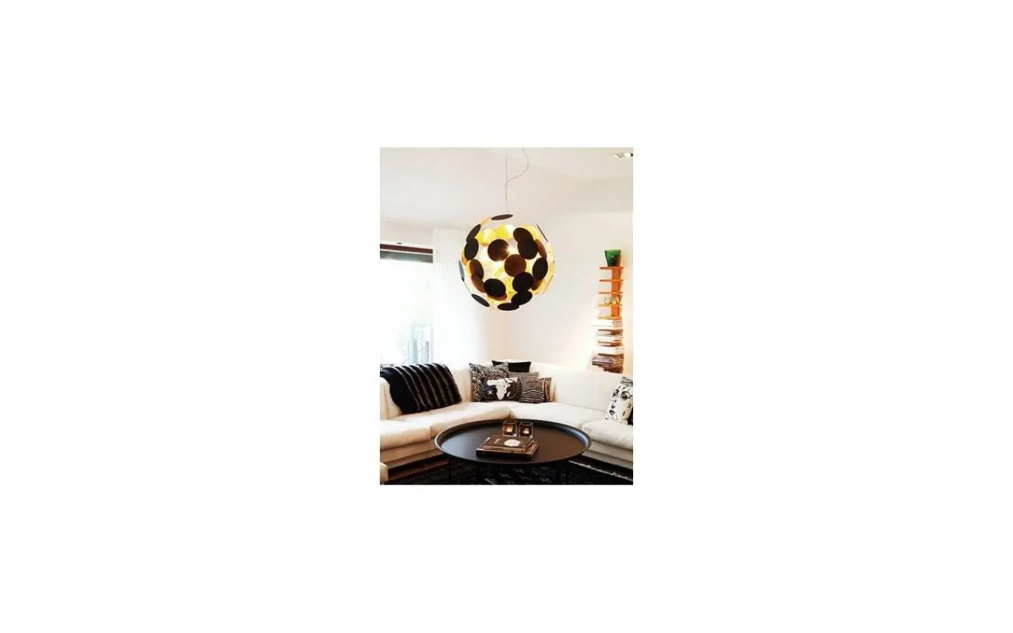 Vardagsrum|Hall & Trappa-By Rydens Planet taklampa 50cm Sandsvart