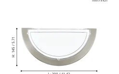 Lampetter < Eglo Planet Vägglampa Nickel