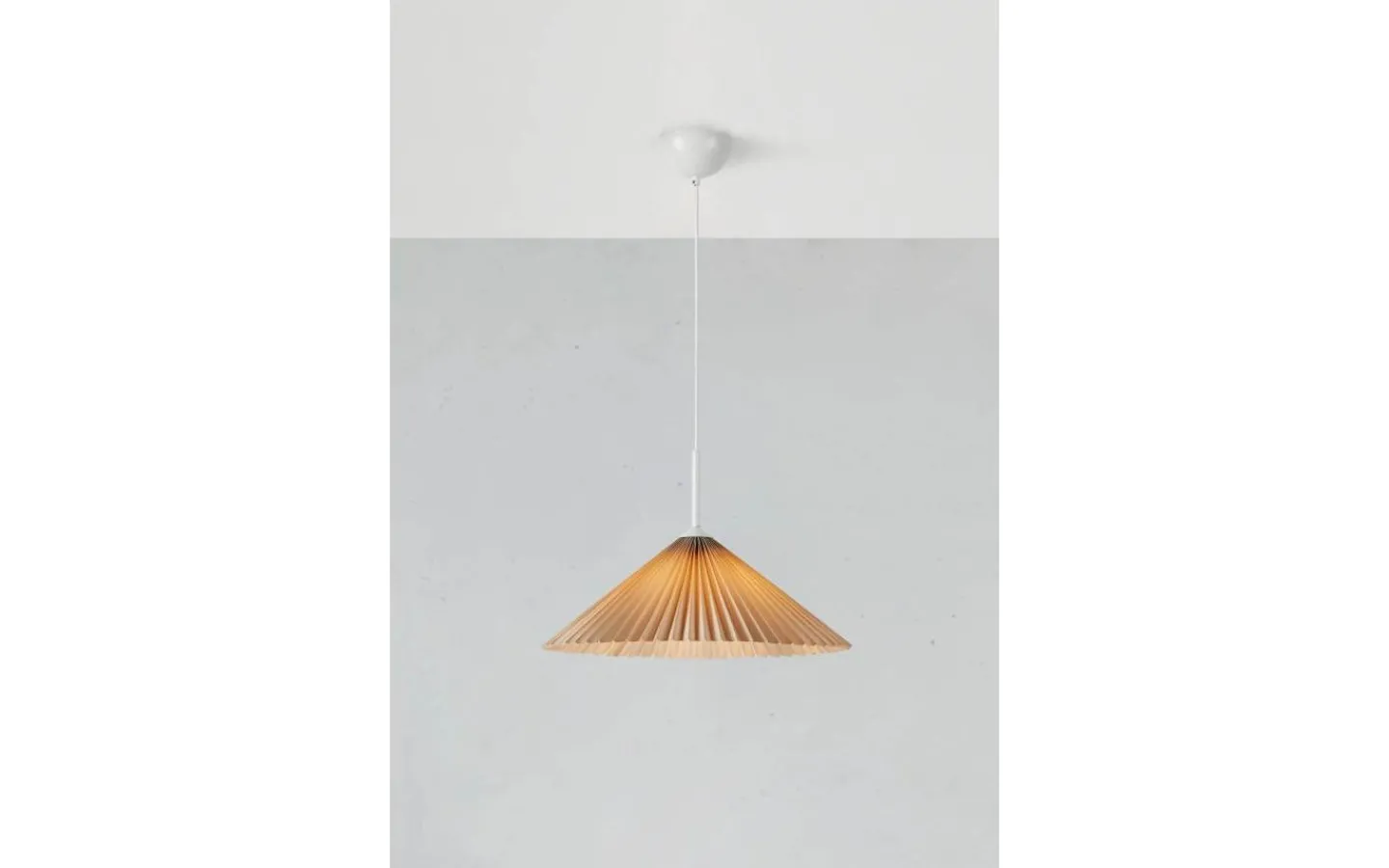 Stora Taklampor Ø50-69 Cm < Markslojd Plisado Taklampa 50cm Beige