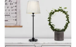 Plisserade Lampskärmar-Cottex Plisserad Lampskärm Ø20cm Vit