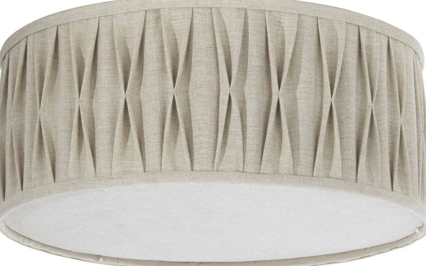 Sovrum|Plafonder < PR Home Plissé Plafond 45cm Stygn Natur