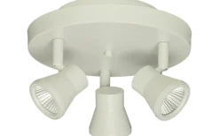 Runda Takspotlights|Takspot Med 3 Lampor-Aneta Pluto Takspotlight 20cm LED 3x5W 3000K Vit