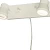Läslampor < Aneta Pluto Vägglampa Dubbel LED 2x5W 3000K Vit