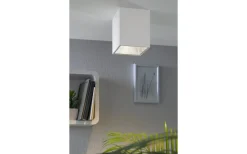 Plafonder-Eglo Polasso Takspotlight 10x10cm LED 3000K 3,3W Vit/Silver