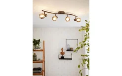 Avlånga Takspotlights|Takspot Med Minst 4 Lampor < Eglo Pollica Takspotlight 64cm Svart