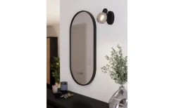 Läslampor < Eglo Pollica Vägglampa Svart