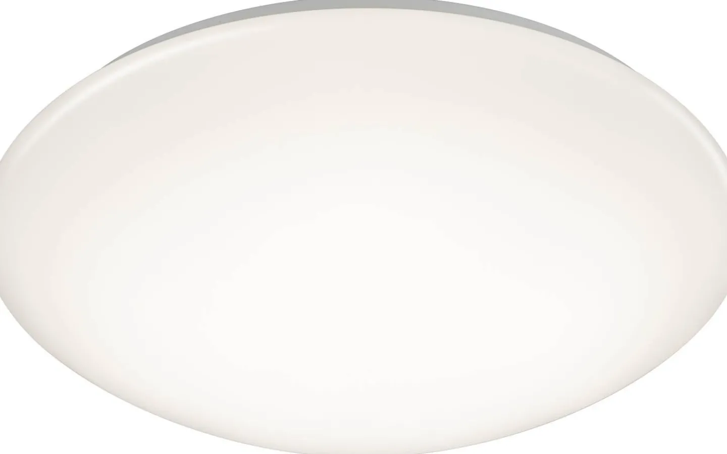 Badrumslampor Tak-Reality Pollux Plafond LED 37cm vit rörelsesensor + skymningssensor IP44