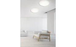 Badrumslampor Tak-Reality Pollux Plafond LED 37cm vit rörelsesensor + skymningssensor IP44