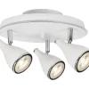 Hall & Trappa|Runda Takspotlights < Cottex Pollux Takspotlight 25cm 3xGU10 Vit