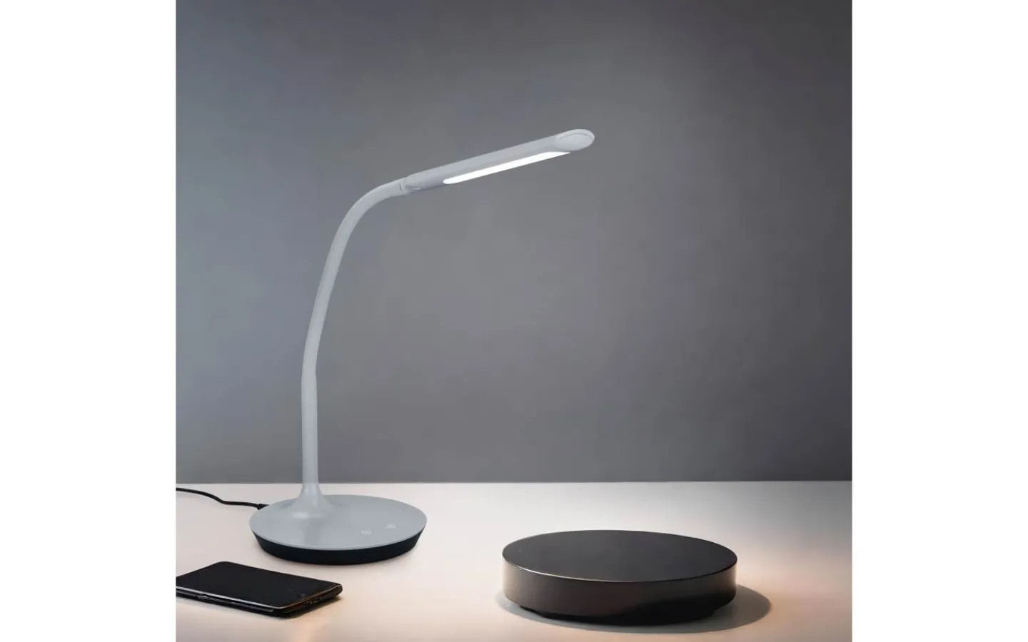 Skrivbordslampor < Trio Lighting Polo Skrivbordslampa LED grå