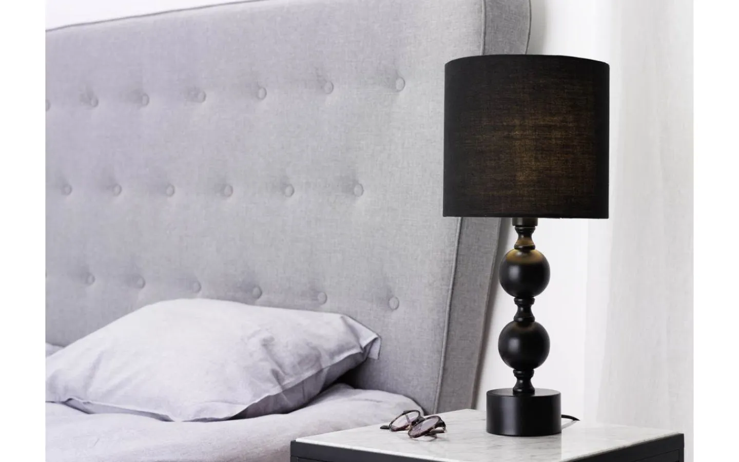 Sovrum|Bordslampor-Cottex Pompa Bordslampa 47cm Svart