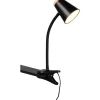 Klämlampor < Reality Pongo Klämlampa LED svart